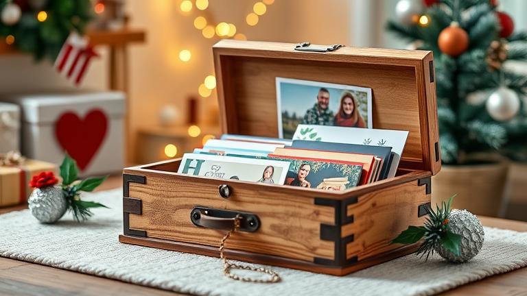 how to store christmas photo cards?
