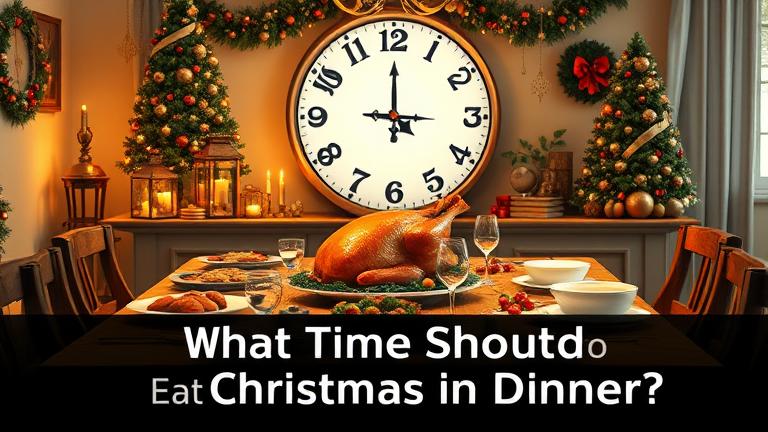 what time should you eat christmas dinner?