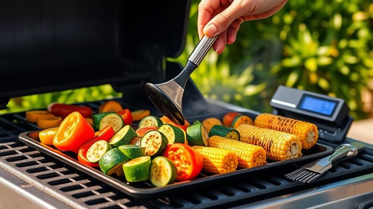 how not to burn veggies on the grill?