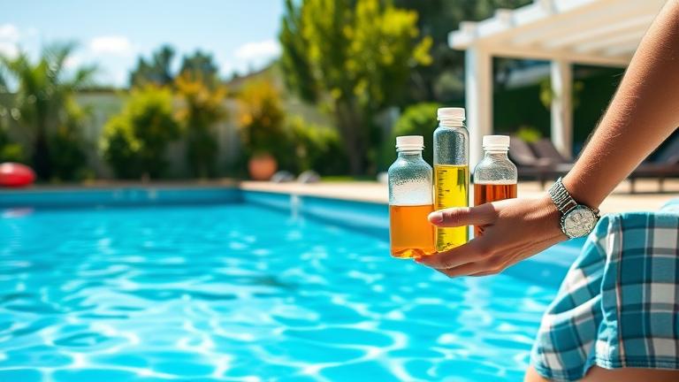 how to fix too much algaecide in the pool?