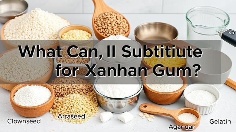 what can i substitute for xanthan gum?