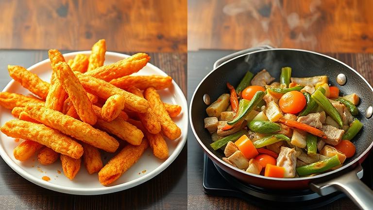 what is the difference between fry and saute?