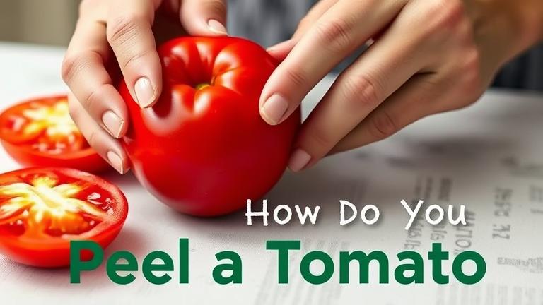 how do you peel a tomato?