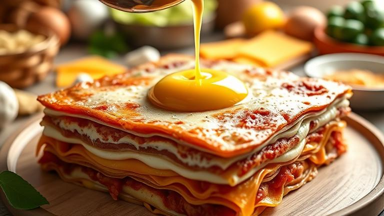 is egg necessary in lasagna?