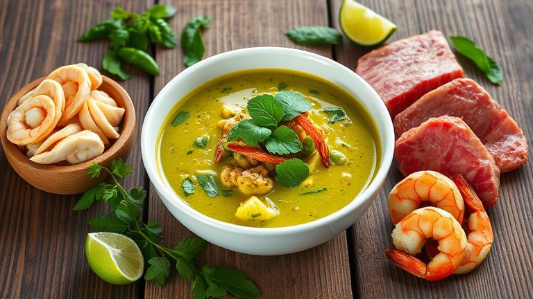 what meat is best with green curry?