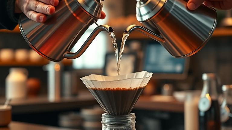 pour over coffee water temp?
