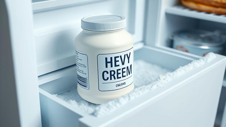 can you freeze heavy cream?