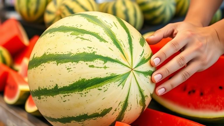 how to pick ripe seedless water?