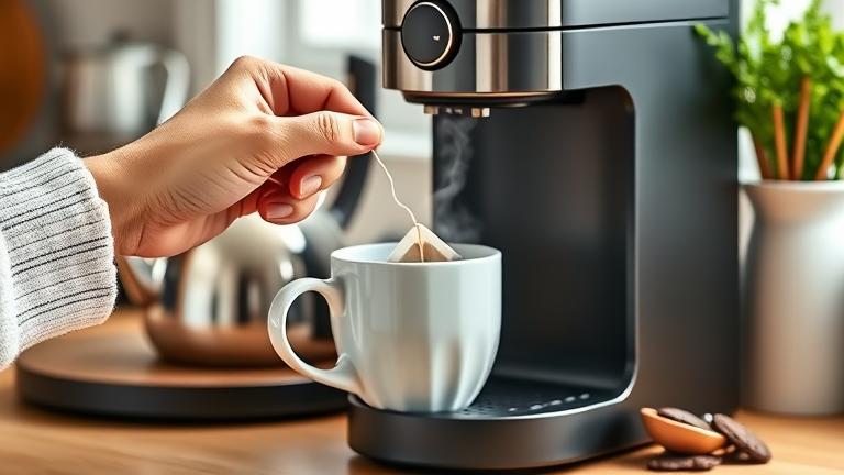 how to make tea in a coffee maker?