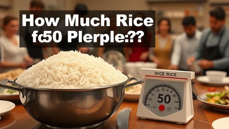 how much rice for 50 people? - Test Food Kitchen