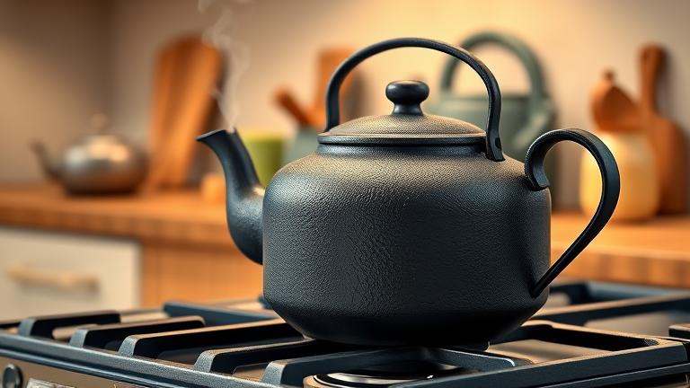 can cast iron teapots be put on the stove?