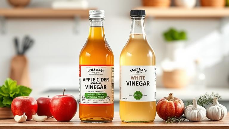 can you use apple cider vinegar in place of white vinegar?