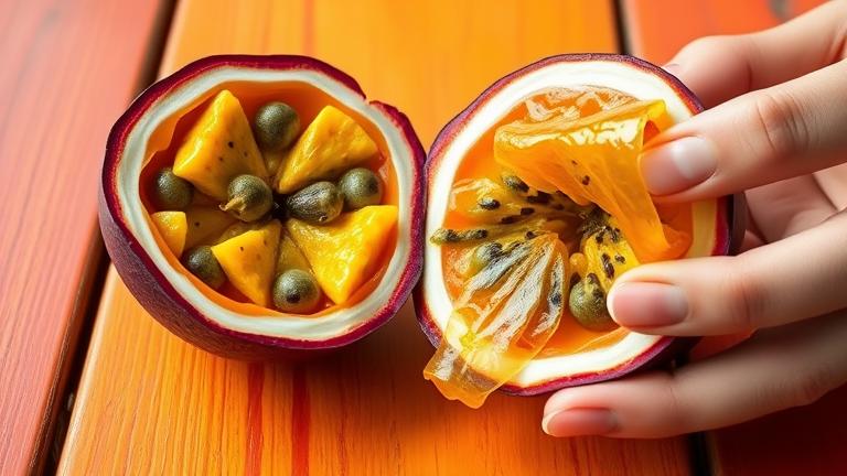 can you eat passion fruit skin?
