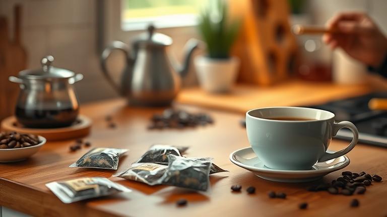 how to make coffee tea bags?