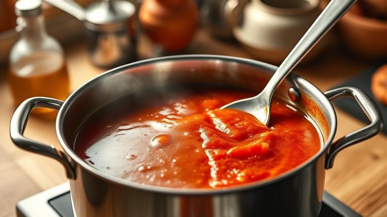 do sauces thicken as they cool?