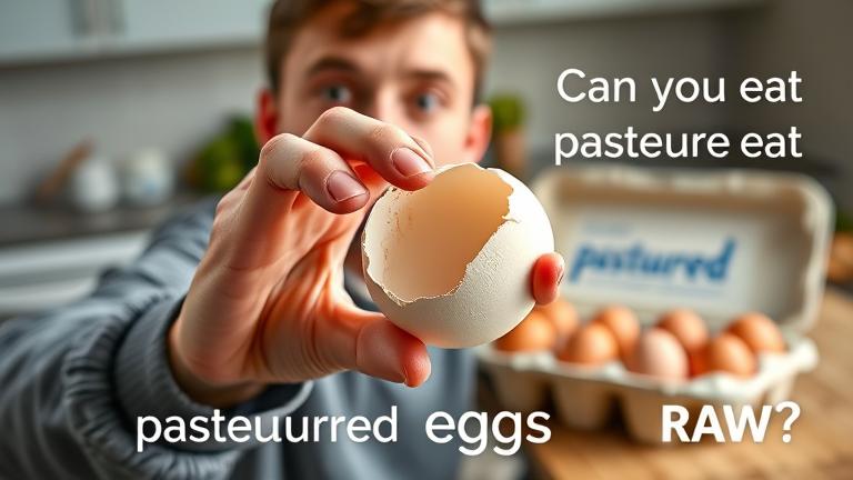 can you eat pasteurized eggs raw?