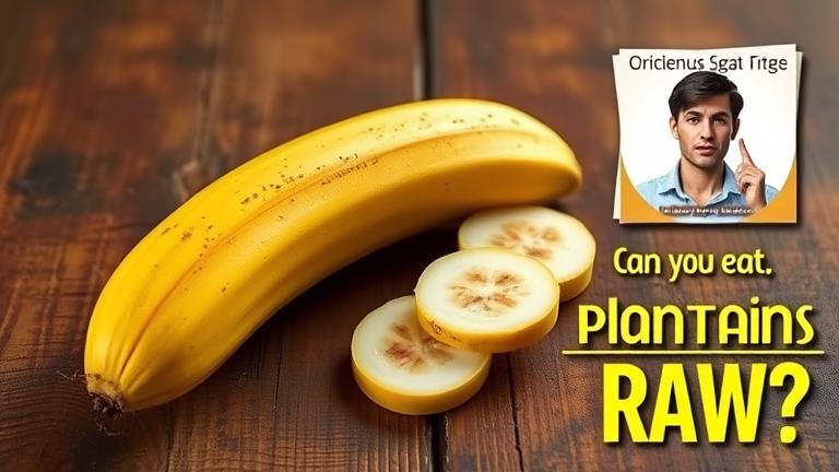 can you eat plantains raw?
