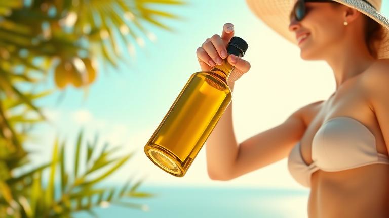 does olive oil help you tan?