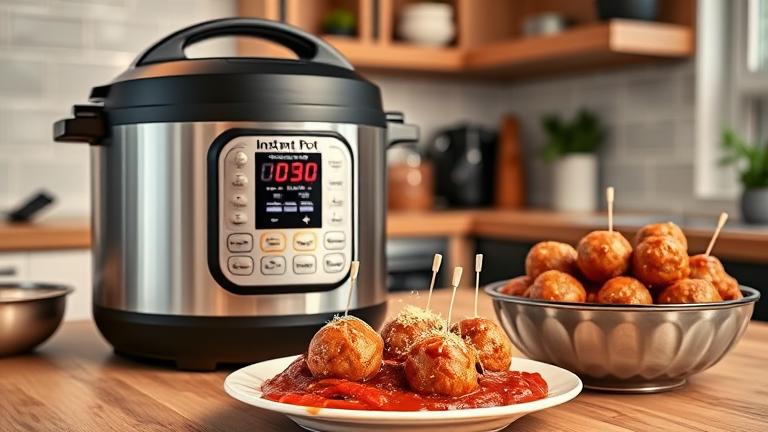 how long to cook frozen meatballs in instant pot?