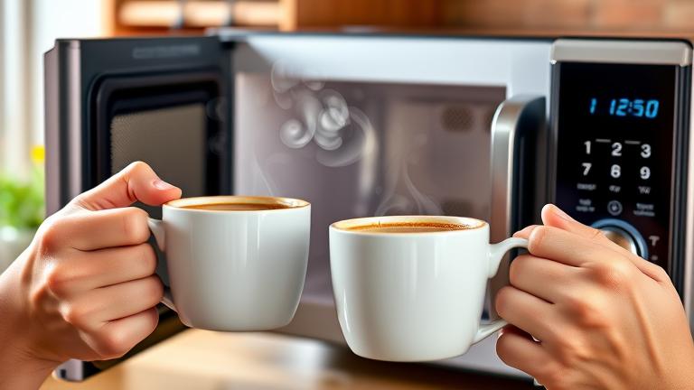 does microwaving coffee change the taste?