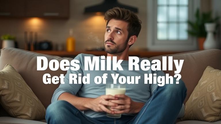 does milk get rid of your high?