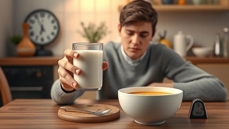 does milk help an upset stomach?