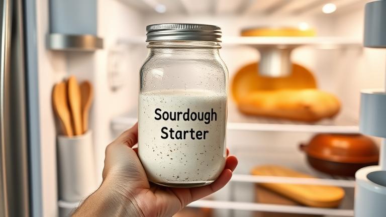 how long can you keep the sourdough starter in the fridge?