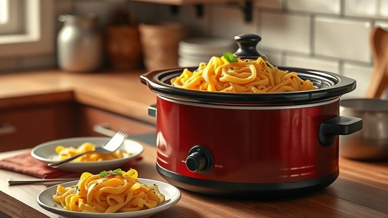 how to keep pasta warm in a crockpot?