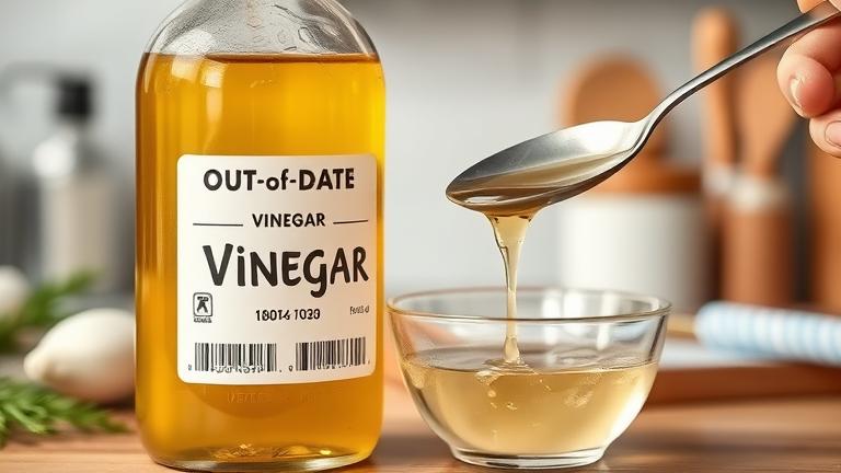 can out of date vinegar make you sick?