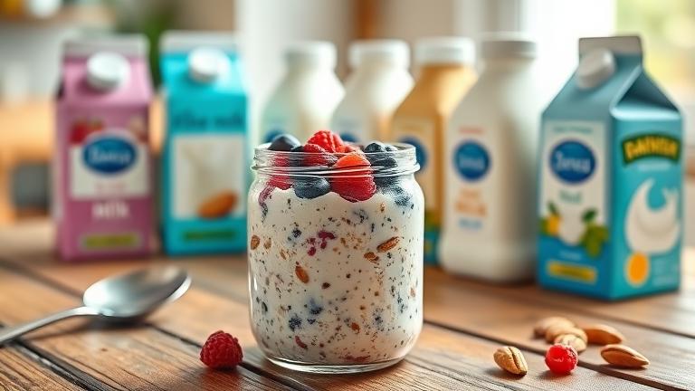 do you have to use almond milk for overnight oats?