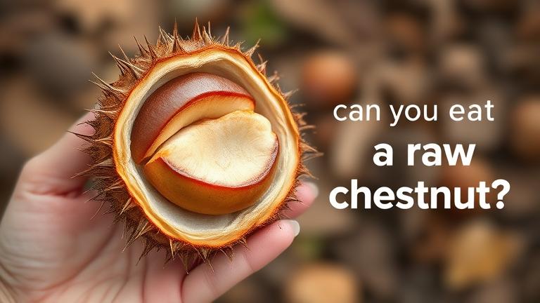 can you eat a raw chestnut?