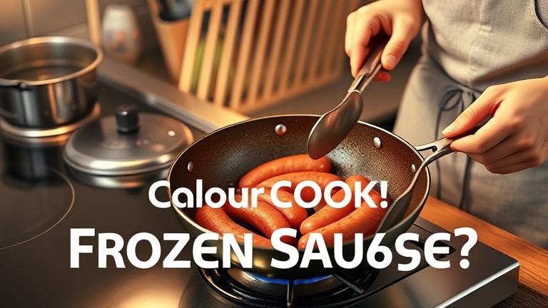 can you cook frozen sausage?