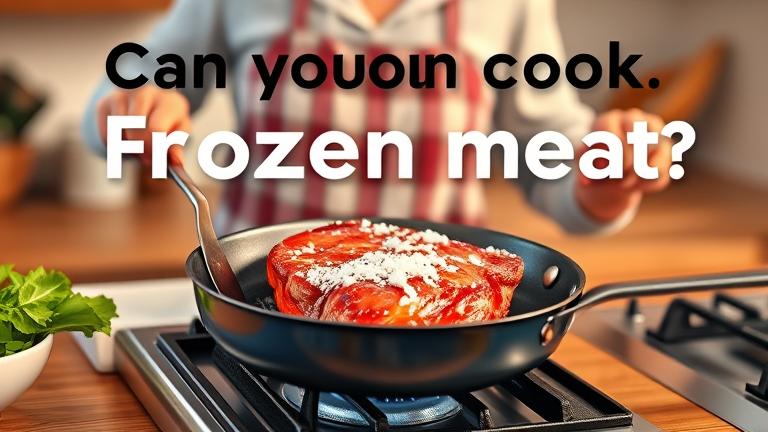 can you cook frozen meat?