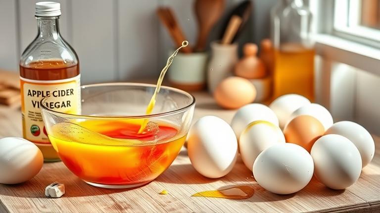 can you dye eggs with apple cider vinegar?