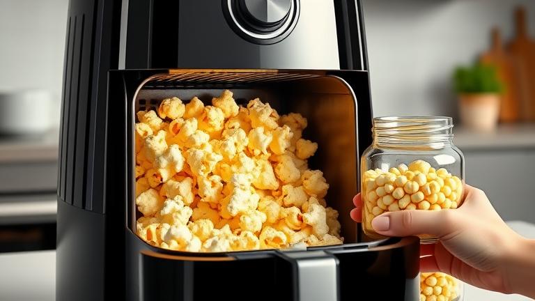 can you cook popcorn in an air fryer?