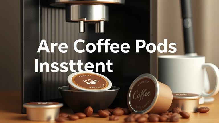 are coffee pods instant coffee?