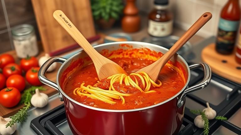 How can I thicken my spaghetti sauce?