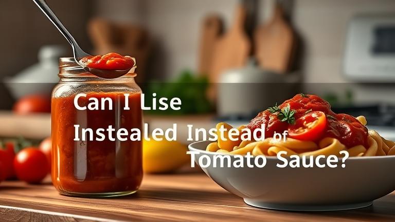 can i use pasta sauce instead of tomato sauce?