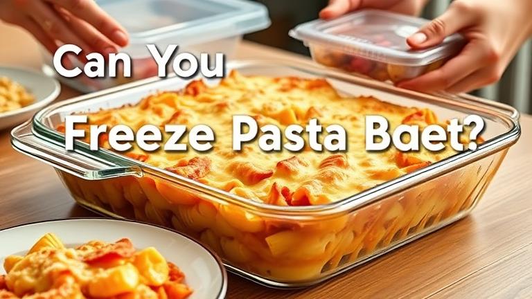 can you freeze pasta bake?