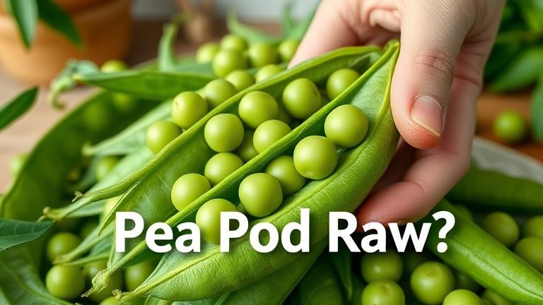 can you eat pea pods raw?
