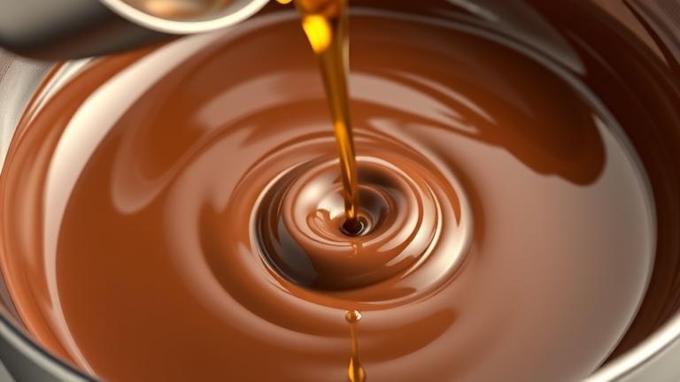 what happens when adding oil to melted chocolate?