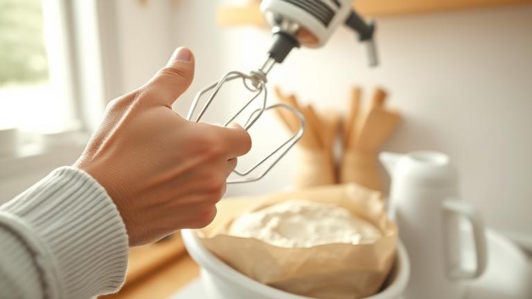 can you make dough with a hand mixer?