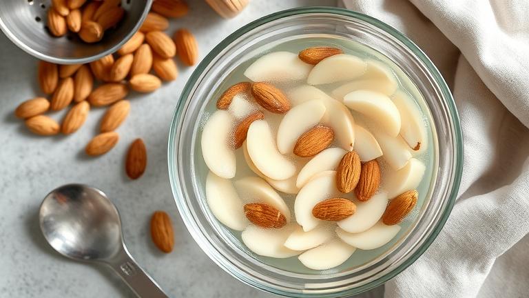 how to blanch sliced almonds?