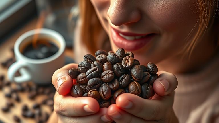 does eating coffee beans give you caffeine?
