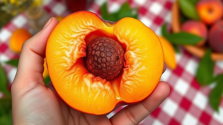 can you eat a peach pit?