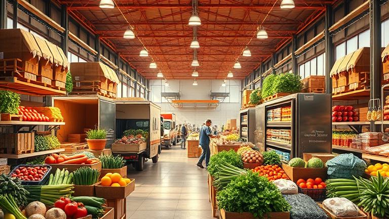 how do restaurants get their food?