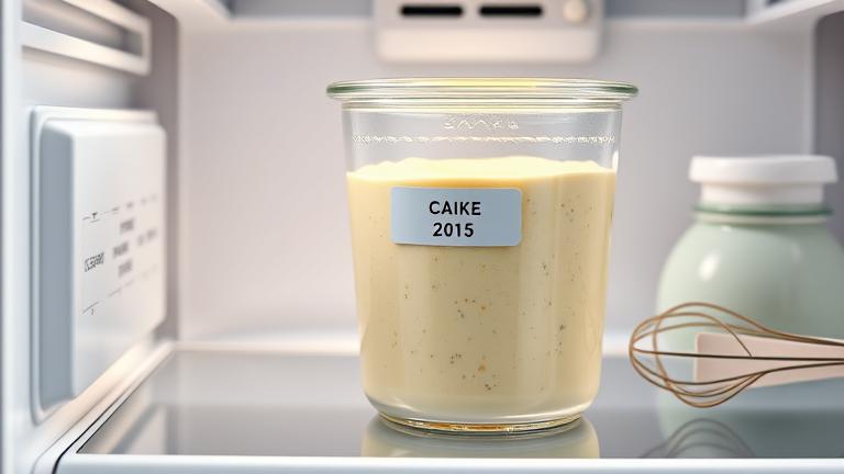 how long can cake batter last in the fridge?