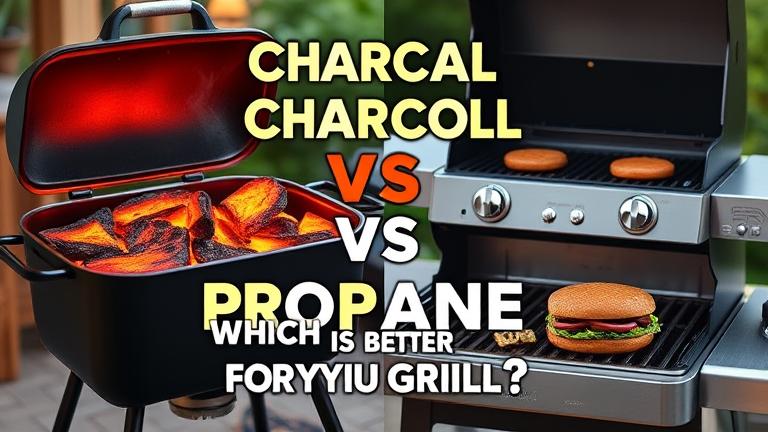 Which is better charcoal or propane grill? - Test Food Kitchen