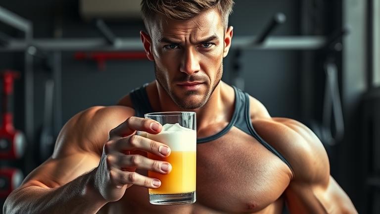 Why do guys drink raw eggs?