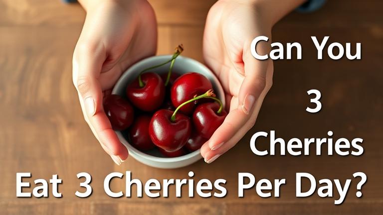 can you eat 3 cherries per day?